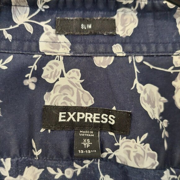 Floral Button Down Slim Fit Shirt - Picture 2 of 6